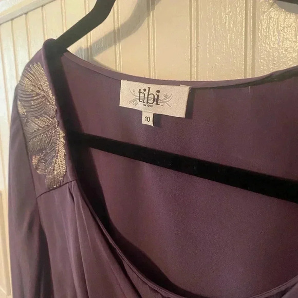 Tibi silk cowl neck blouse - Picture 2 of 4